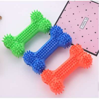 TPR material bone style dog toy nodding dog toy